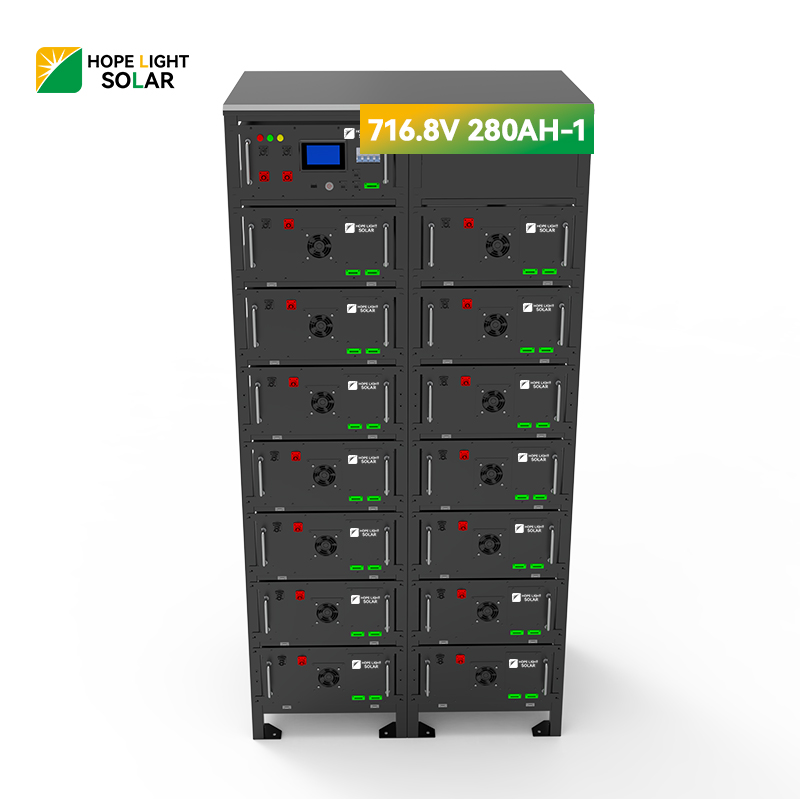 307.2V 358.4V 460.8V 512V 614.4V 280ah High Voltage Battery Pack Lithium Ion Storage Solar Battery 200kwh