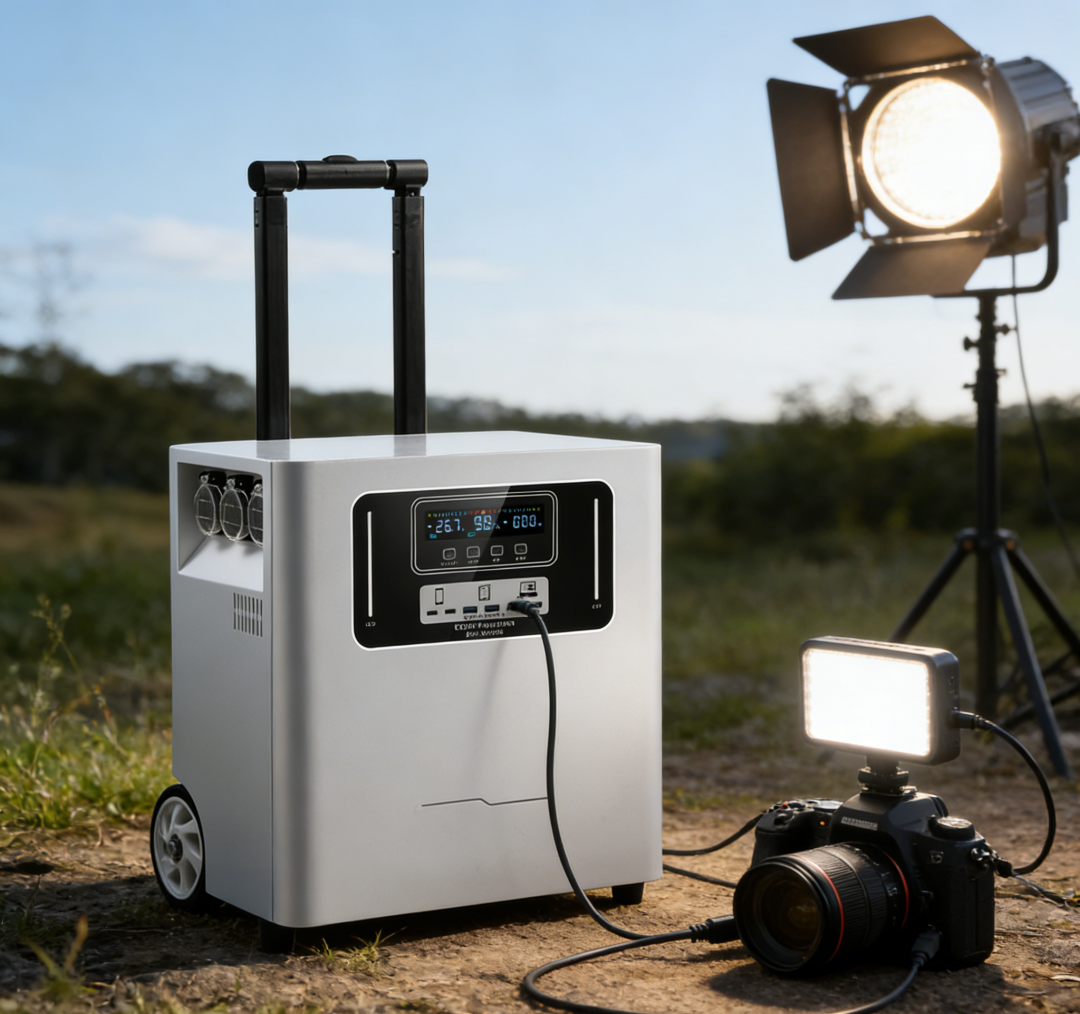 3.5KWH 5.3KWH Portable Solar Power Station Lithium Ion Battery with Pure Sine Wave Inverter for Outdoor Use