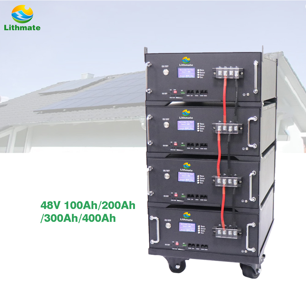 51.2V Solar System Home Energy Storage 48V 100Ah LiFePO4 5Kwh Lithium Battery