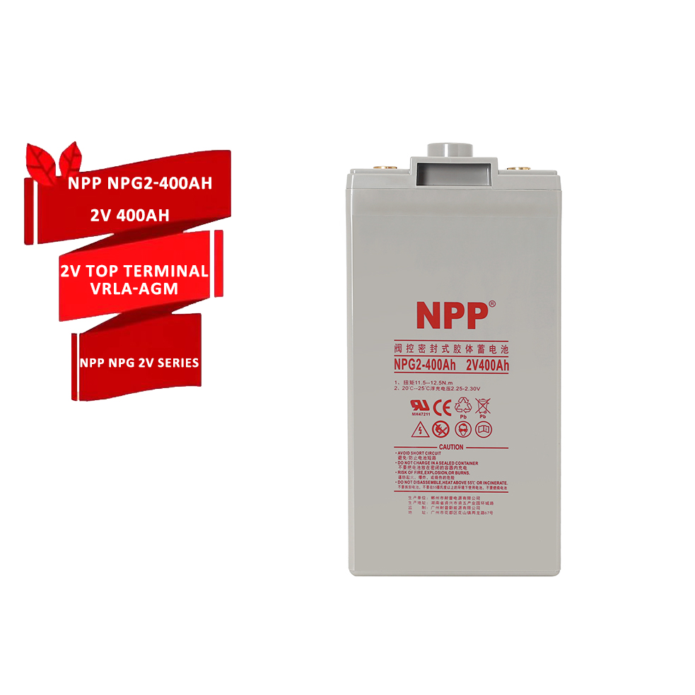 OEM NPP NPG2-400Ah 2V 400Ah Tubular Gel OPzV Lead Acid Battery for Industrial UPS/Telecom Backup Power CN