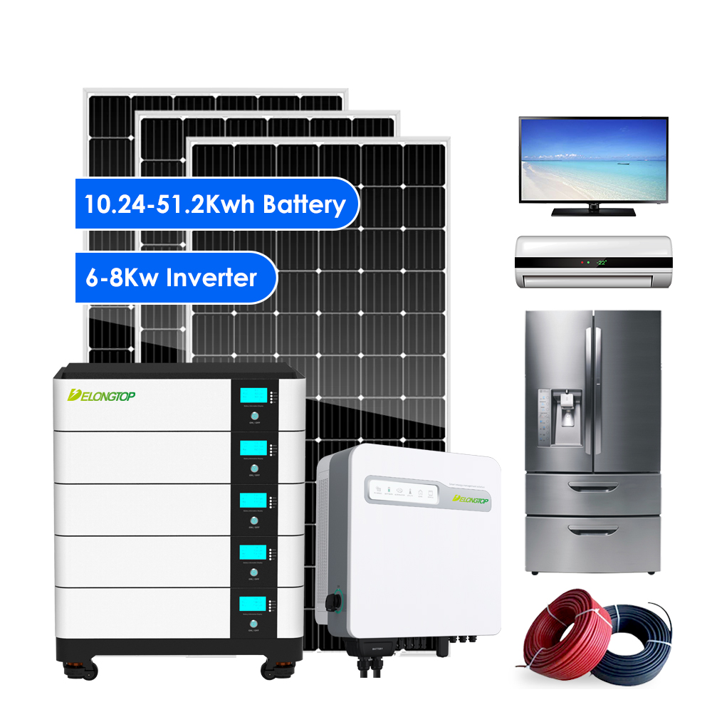 Large Capacity 48V 10KW 20KW 30KW 50KW Lithium Ion Battery Pack Energy Storage Battery And Inverter All In One
