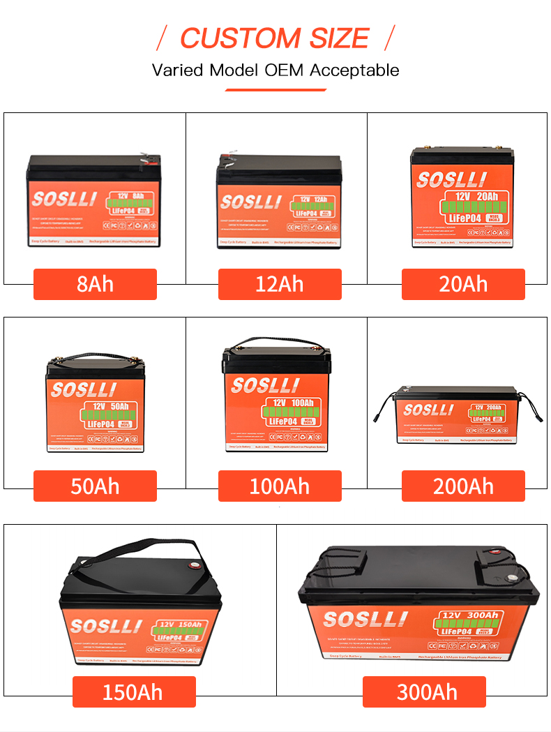 LiFePO4 Battery Specification Details