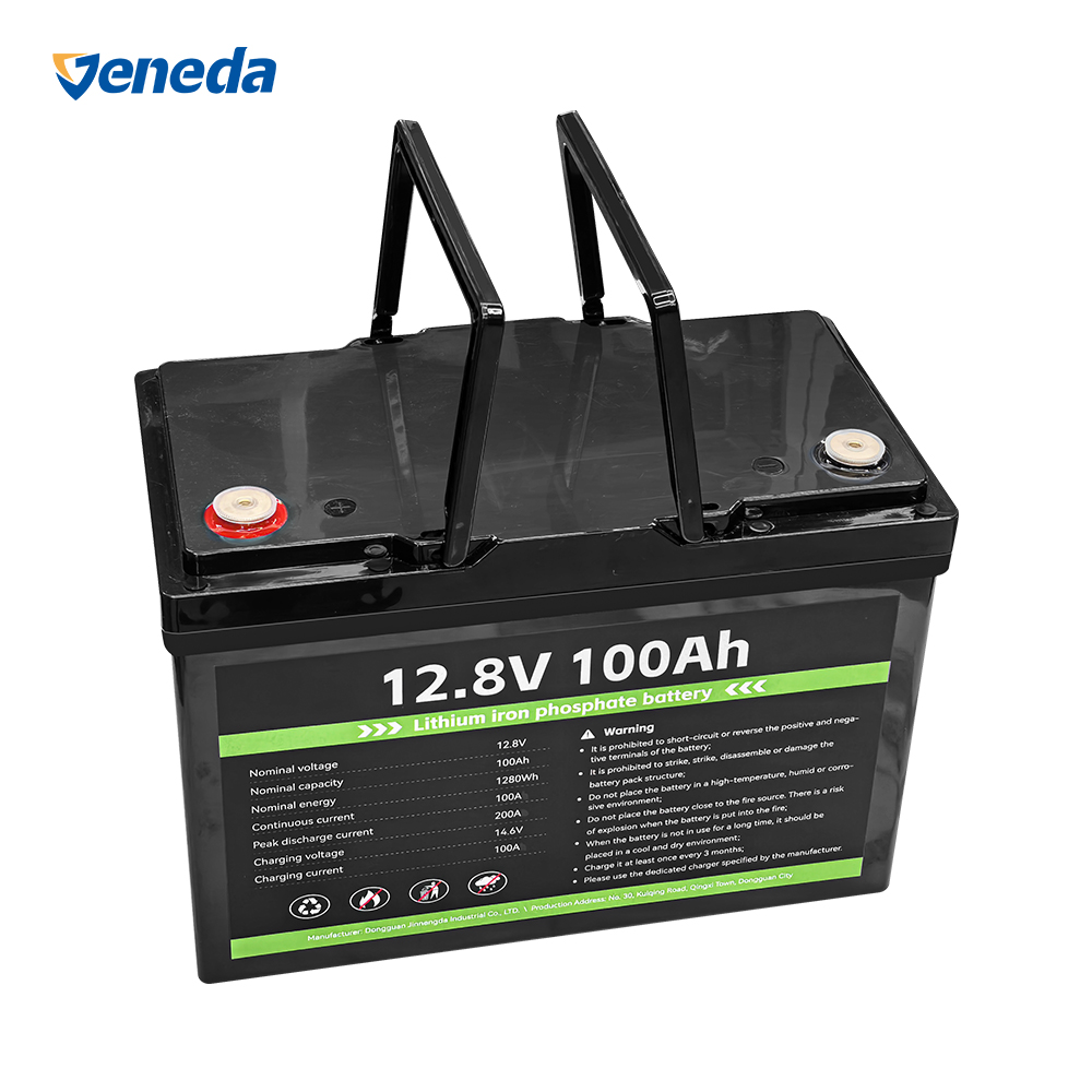 12.8V 100Ah Solid State Lithium Iron Phosphate Battery Pack for Motorcycle RV Solar Golf Carts Lithium Ion Battery Pack