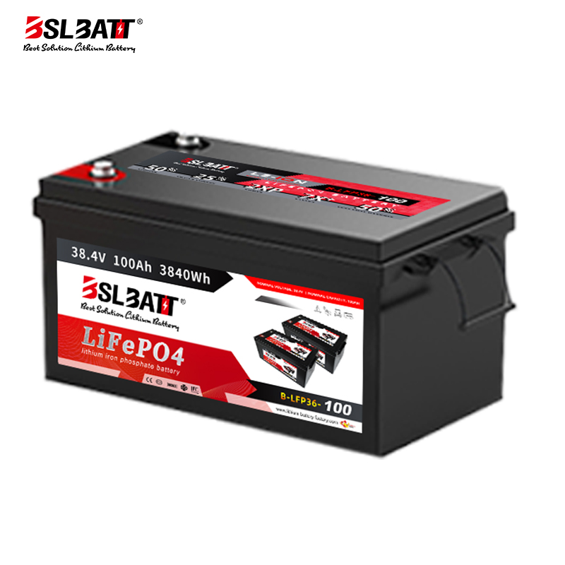 BSLBATT Customized High Safety 36 Volt 100 Ah Lifepo4 Lithium Marine Battery for Marine Trolling Motor