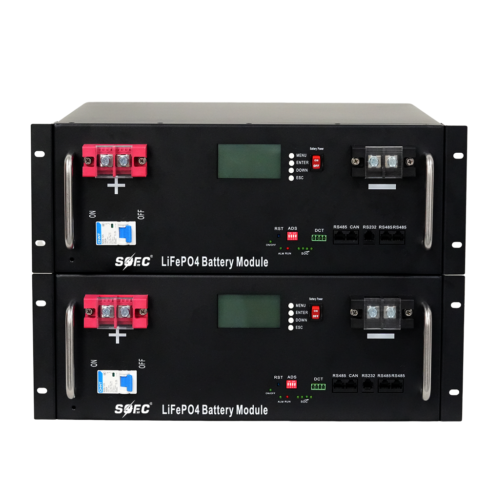 5kwh to 20kwh Rack-Mounted Lifepo4 Battery Pack 48v 51.2V Stackable Solar Energy Storage System for Household Use