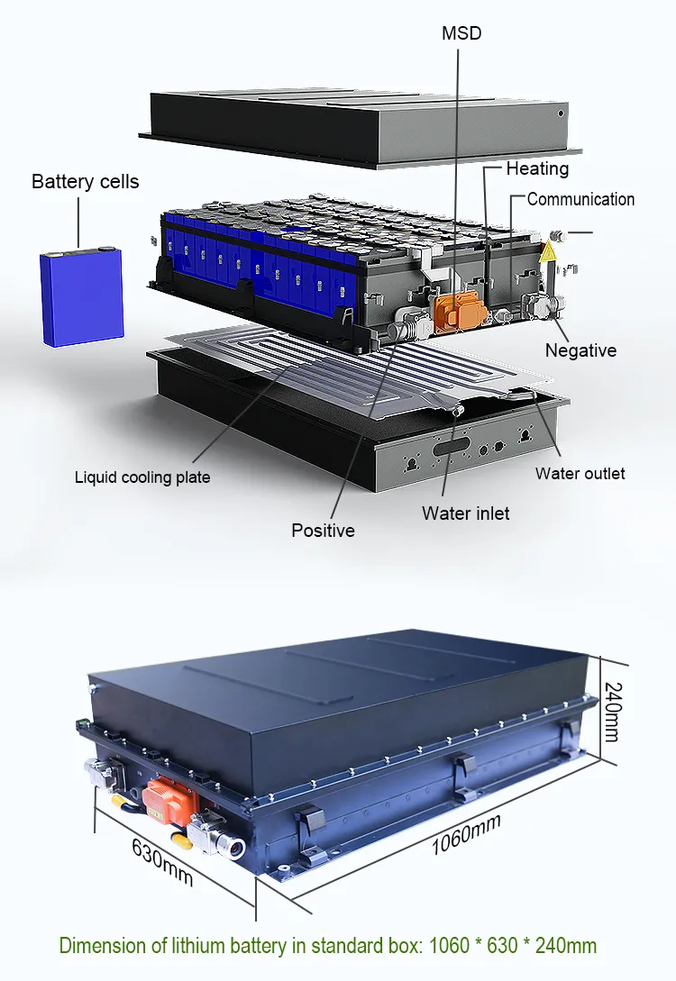 High Voltage Lithium LiFePO4 Battery Solution Specifications