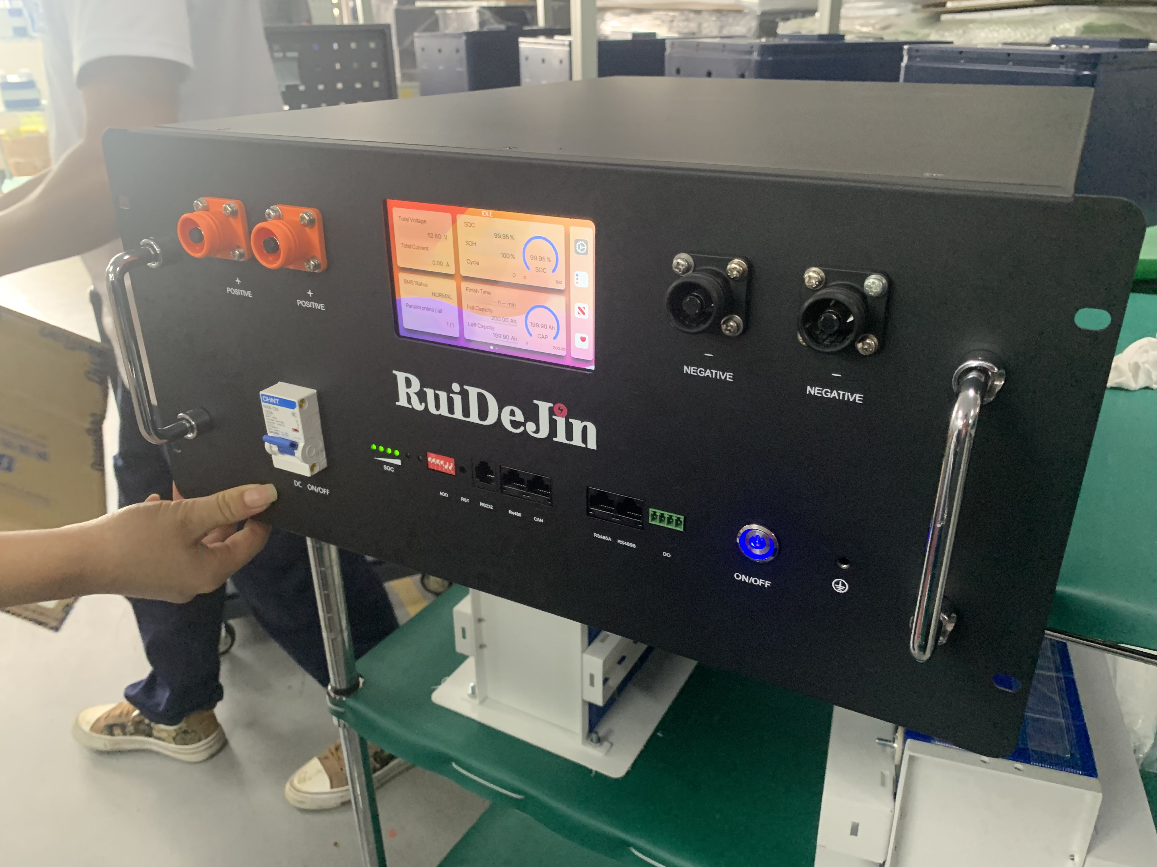 Telecom Base Station Battery Custom 48V 51.2V 50Ah 100Ah 150Ah 200Ah LiFePo4 Lithium Battery with RS485 for Telecom Backup Power