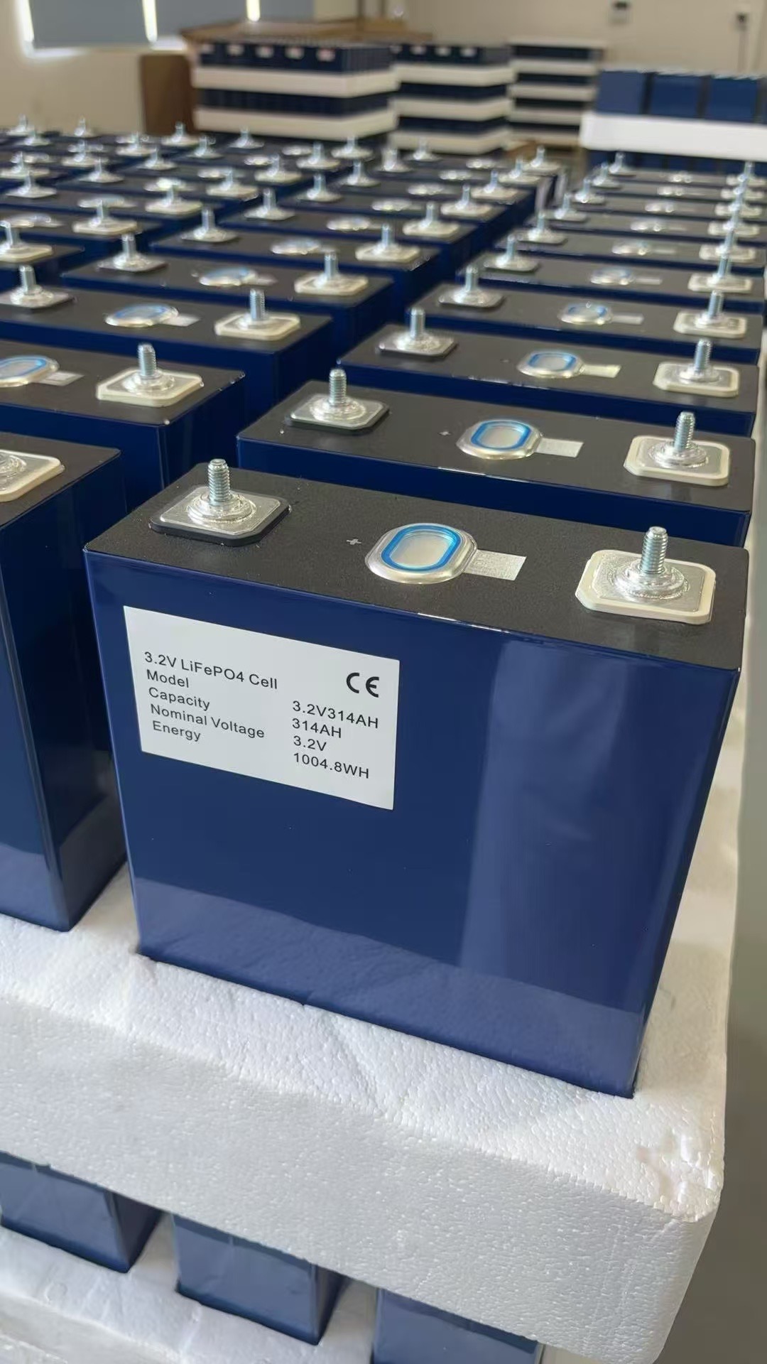 Yaste 3.2V LiFePO4 314Ah Rechargeable Battery DIY 12V 24V 48V RV EV Car Energy Storage 8000 Cycles 6kg