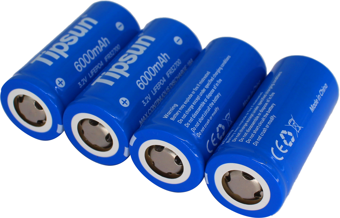 Tipsun Ess Ifr 32650 32700 LiFePO4 Batteries Cells 3.2V 6000mAh LFP Lithium Iron Phosphate Batterycustomizable