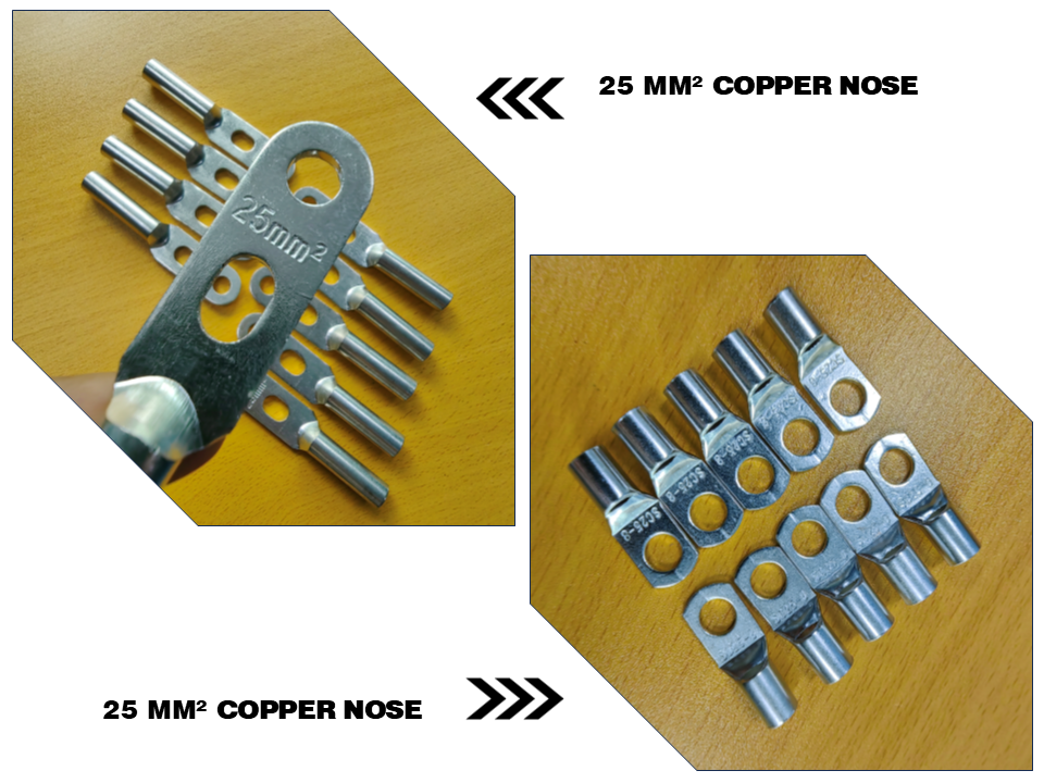 Double-Hole Copper Nose
