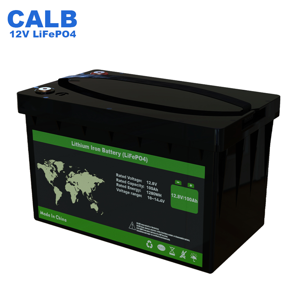 9000 Cycles 12V 100Ah Semi-solid State LiFePO4 Battery Solar Off-Grid System Marine RV Camping Energy Storage