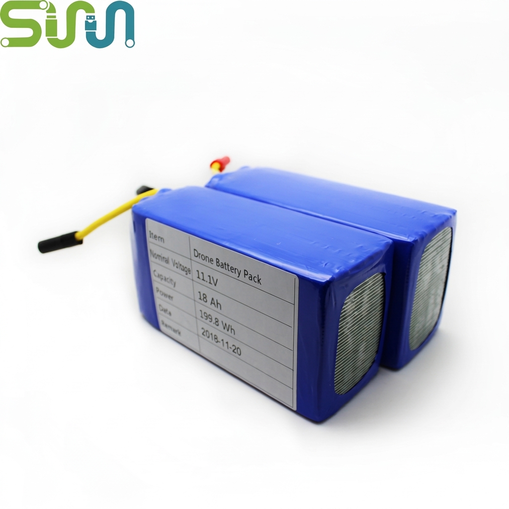 Customized OEM 30C High Rate Lithium Battery High Capacity 18Ah Lithium Ion Battery Pack for Drone