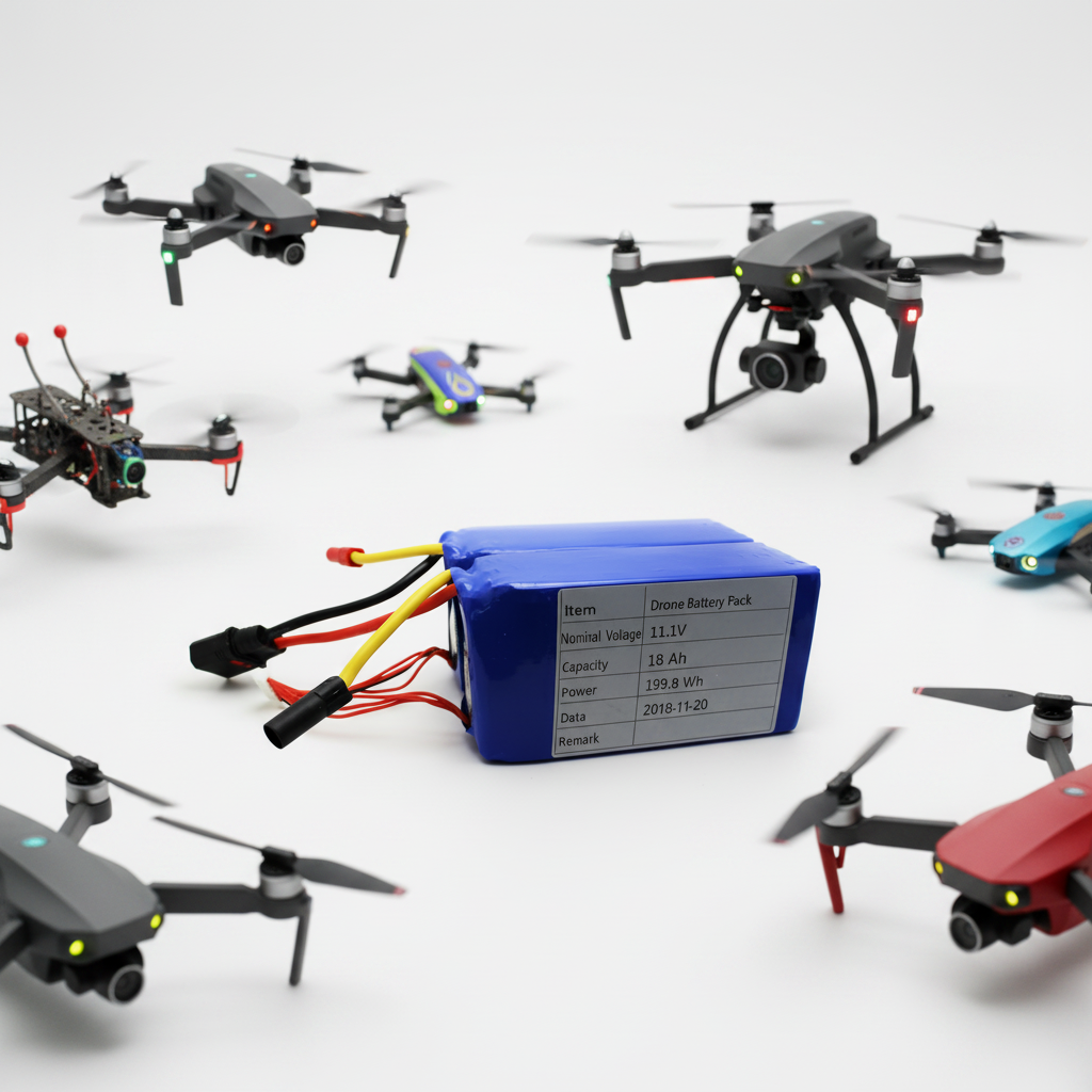 Customized OEM 30C High Rate Lithium Battery High Capacity 18Ah Lithium Ion Battery Pack for Drone