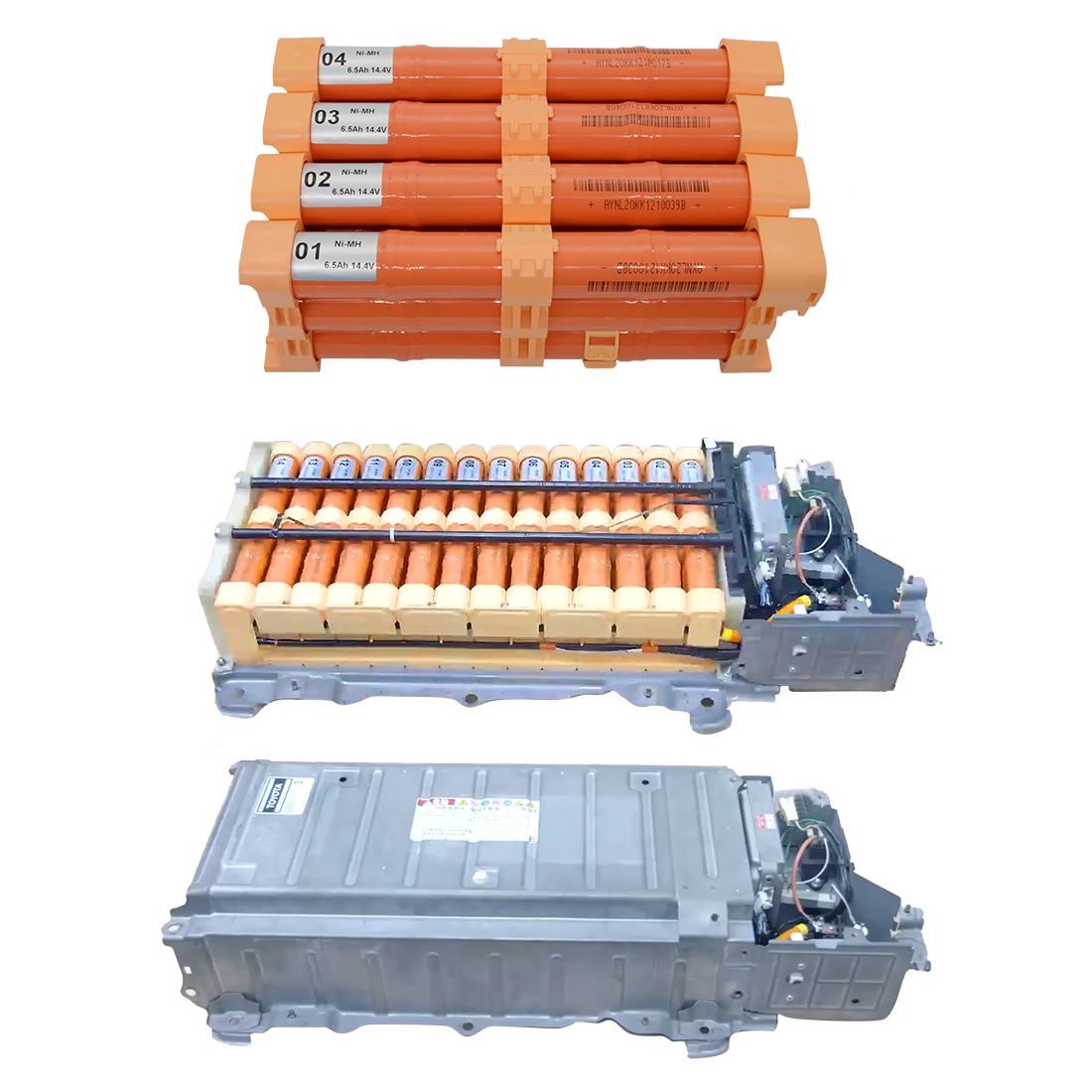 YABO 14.4V 6500mAh 100% New Original Nimh Rechargeable New Prius Hybrid Battery Cells Hybrid Battery Aqua