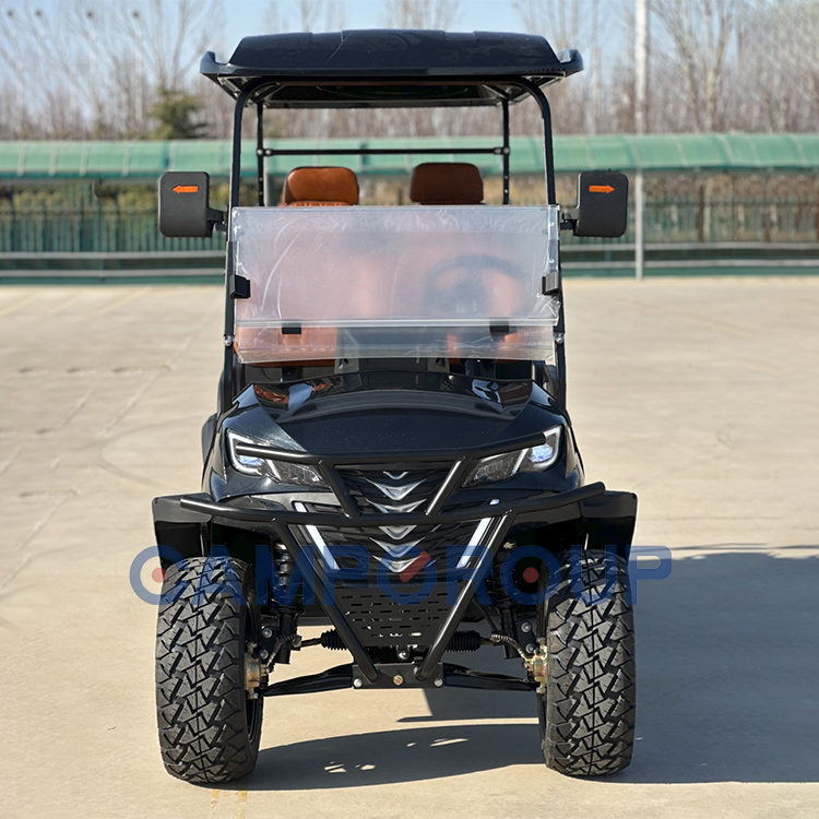 CAMP 2026 New Design 6 Seater Golf Cart Electric Motor 72v Battery Club Sightseeing Car Electric Golf Scooter