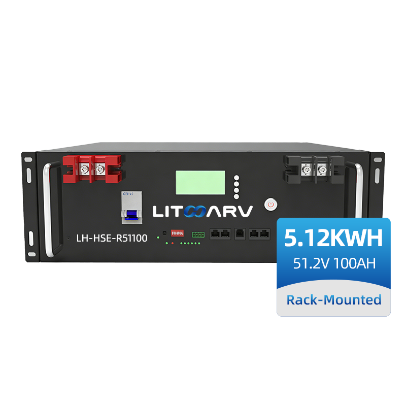 Litharv Rack Mounted 51.2V 200Ah 10.24KWh Lithium Ion LiFePO4 Battery for Residential Energy Storage System