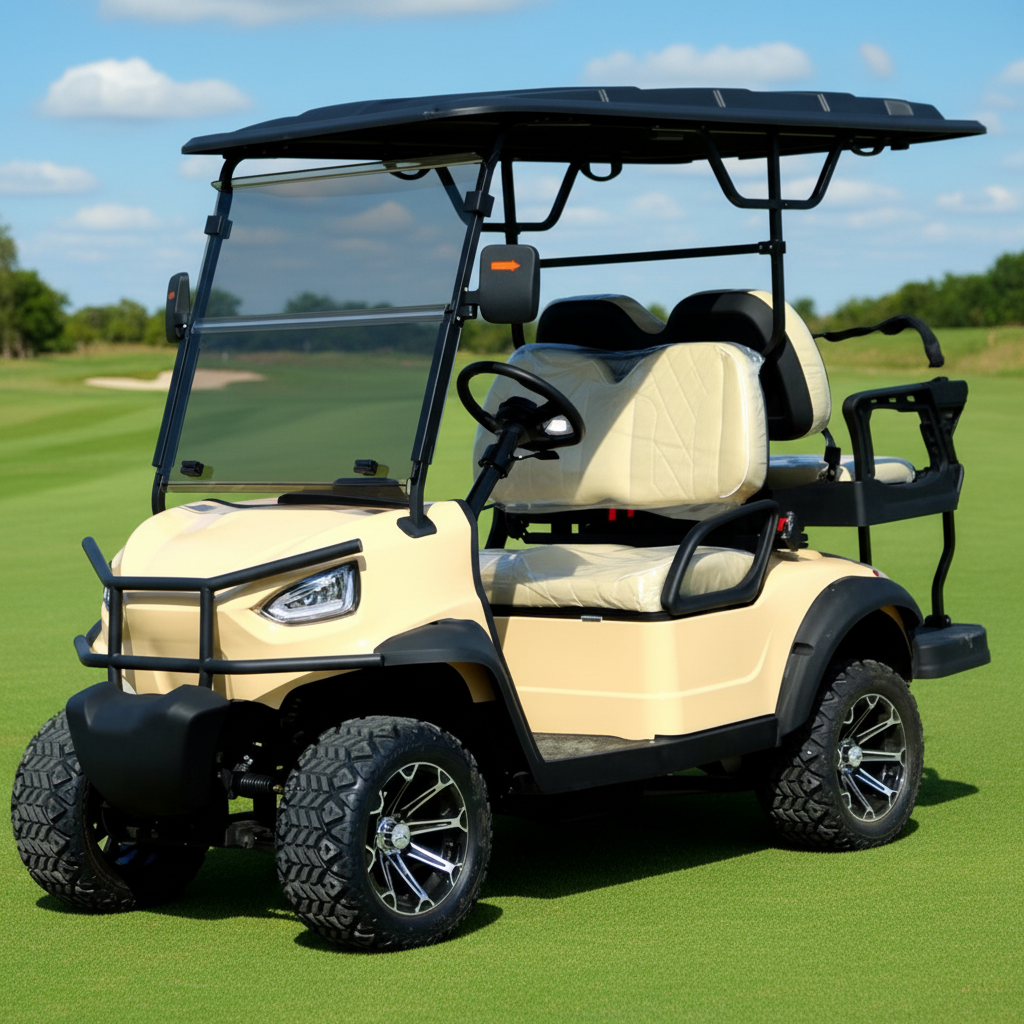 New Electric Golf Cart 4 Seater Lithium Battery 48V with 30Km/h Speed and 70-90km Range