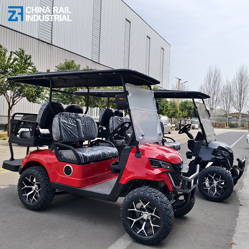 Best 6-seat Off-road Electric Golf Carts, High-Specification Batteries, Road-legal, Suitable for Safari and Resort Excursions.