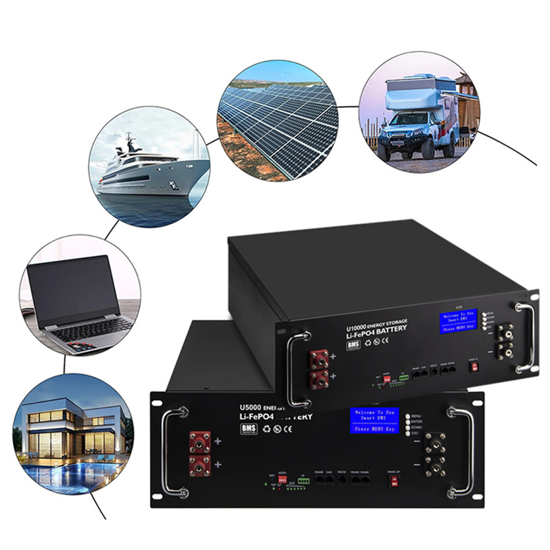 High Voltage 48V 84V 96V 300ah 500ah 5 Kw 5.12kw 10kVA 10kw 15kw 40kw 50kw LiFePO4 Lithium Ion Battery