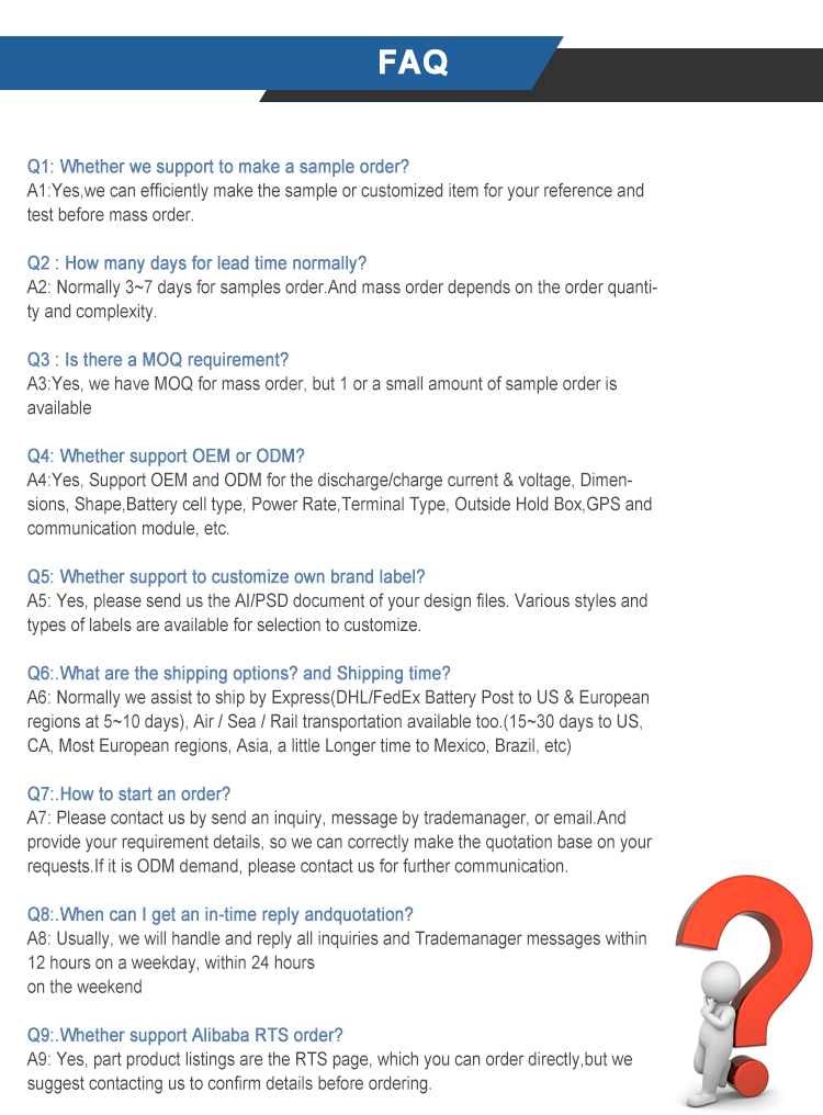 FAQ banner