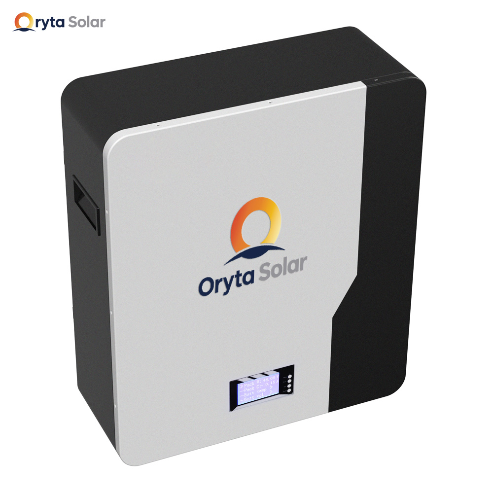 Oryta Solar LiFePO4 Power Wall 5kW/10kW 51.2V 100Ah/200Ah Wall-mounted Solar Energy Storage Battery Pack