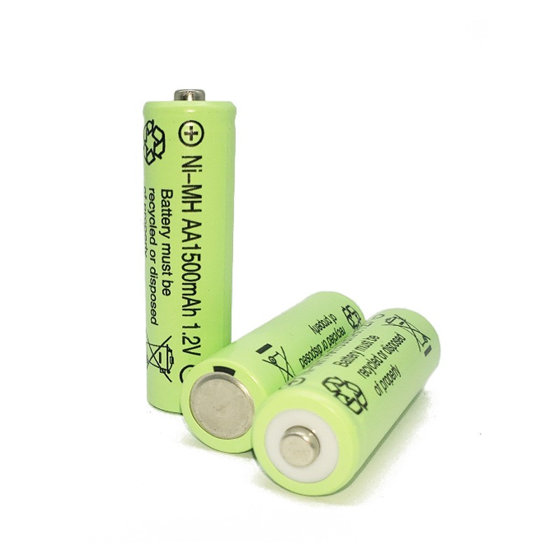 Nickel-hydrogen AA Rechargeable Battery With Full Capacity Of 1.2V1500mAh For Solar Street Light Warning Lamp Battery