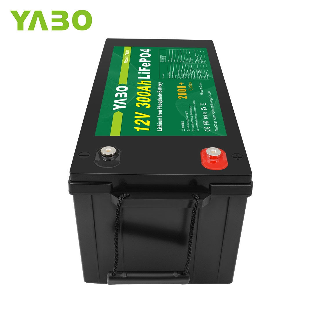 BMS Function Solar Batteries 12.8V 300Ah Prismatic Lithium Ion Battery Pack Deep Cycle LiFePO4 Battery 12V 300Ah