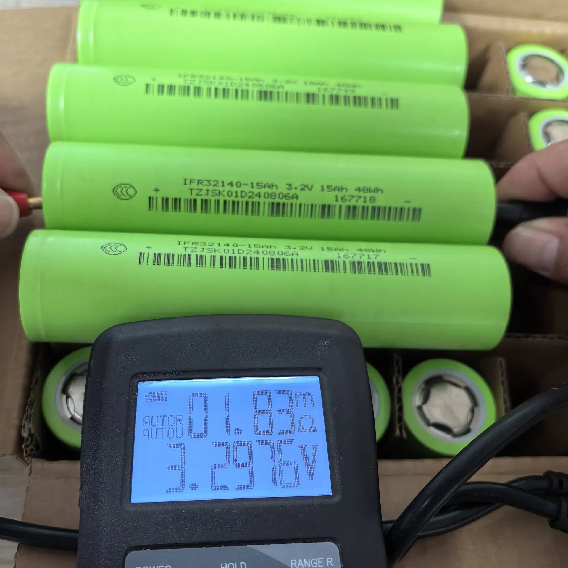 3.2V 15000mAh 32140 15ah LiFePO4 Battery Cell Cylindrical Rechargeable Lithium Iron Phosphate