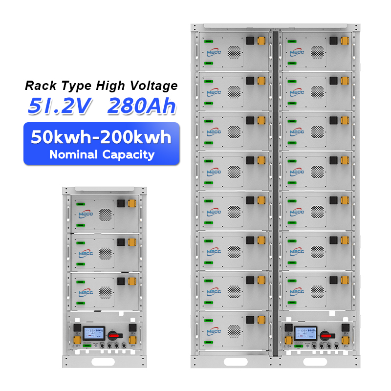 Industrial Commercial Energy Storage Stackable 280Ah 100kWh 200kWh LiFePO4 Lithium Batteries For Large Power Storage System