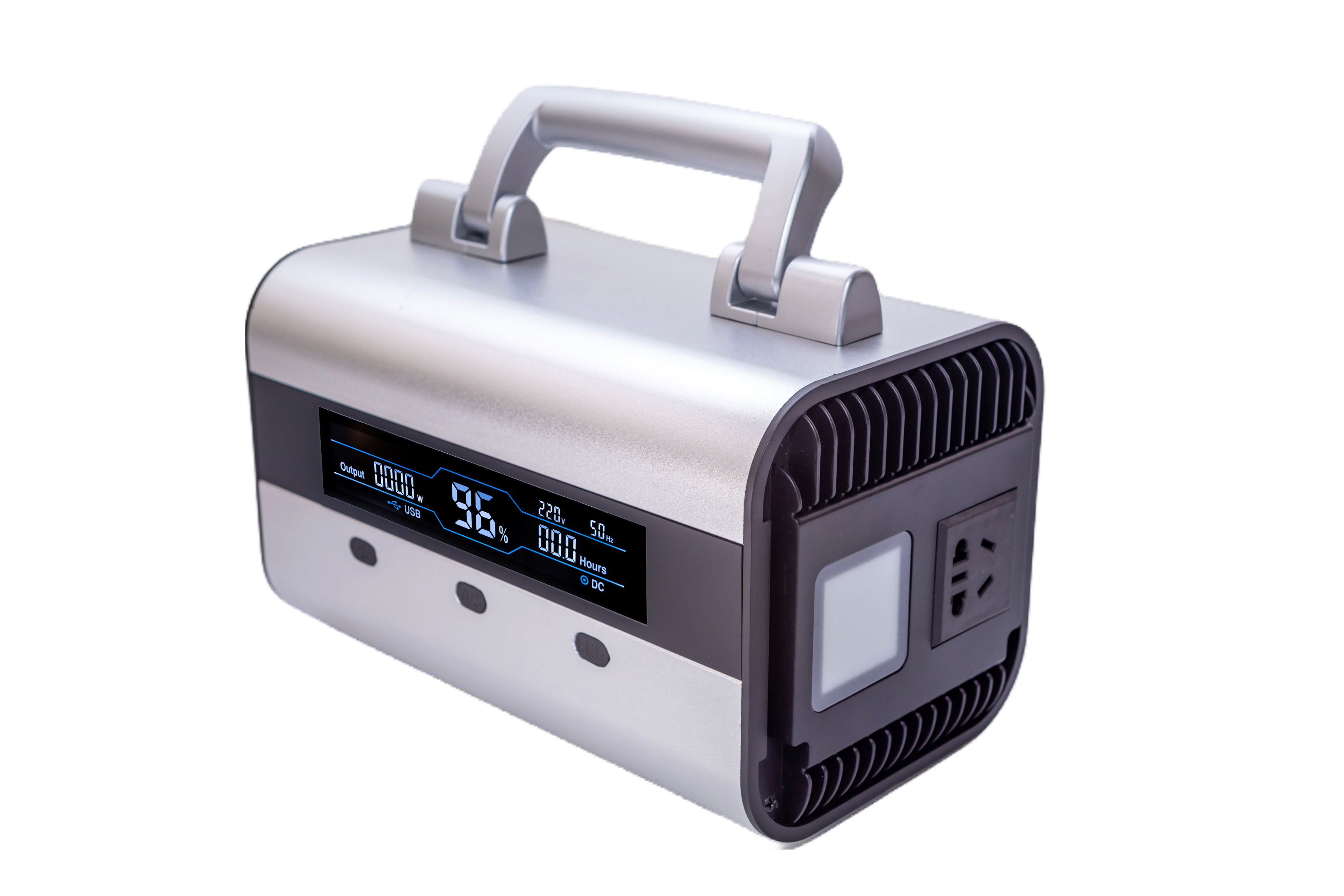 300W MPPT Pure Sine Wave LiFePO4 256Wh Portable Power Station Outdoor Emergency Backup Battery with USB/Type-C and LED Light