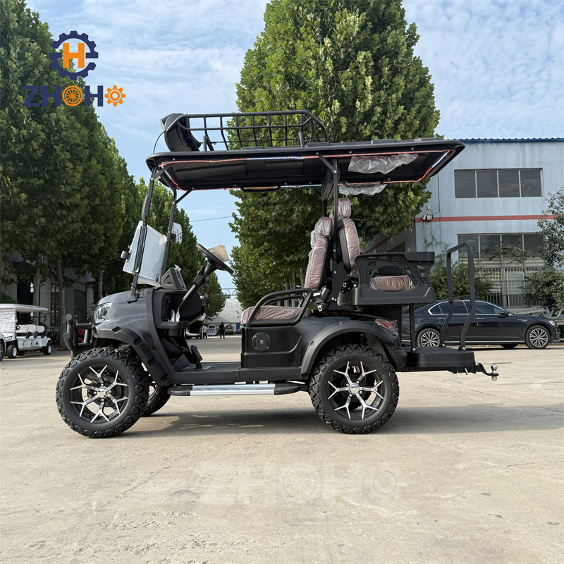 72V Lithium Battery AC Motor Customized 4-seat Golf Cart, Electric Golf Cart Available.