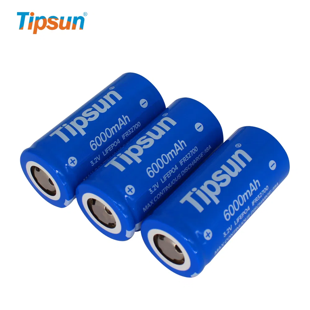 32700 32650 6000mAh Lithium Iron Phosphate 3.2V 6ah 32700 LiFePO4 Cylindrical Cells Battery for Solar Power