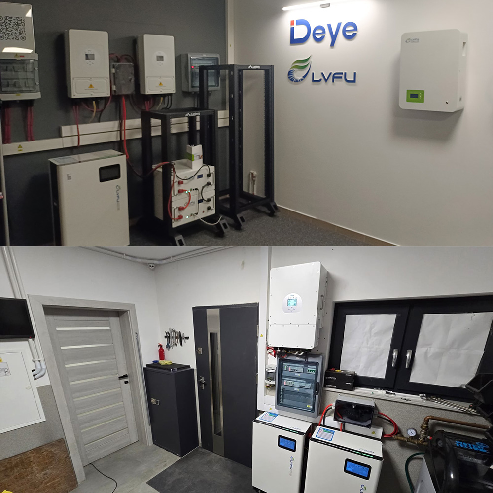 LVFU DE EU STOCK Floor Solar Inverter Battery 100Ah 200Ah 280Ah 300Ah Lithium Battery 48V LiFePO4 Home Energy Storage Battery