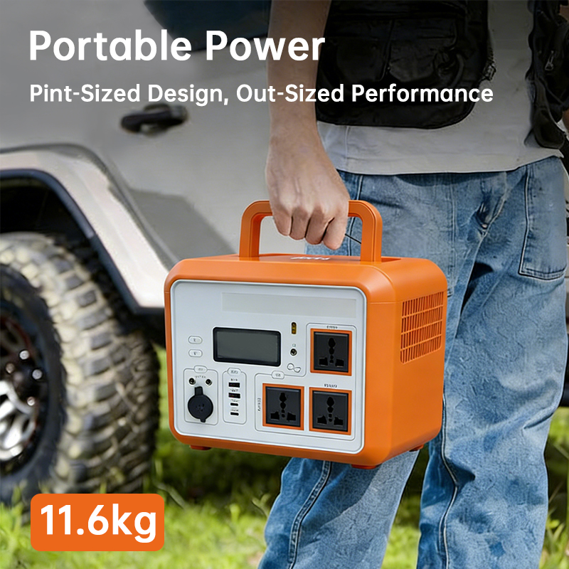 300W Portable Power Station LiFePO4 Battery, Pure Sine Wave Solar Charging for Camping &amp; Outdoor Power Supply