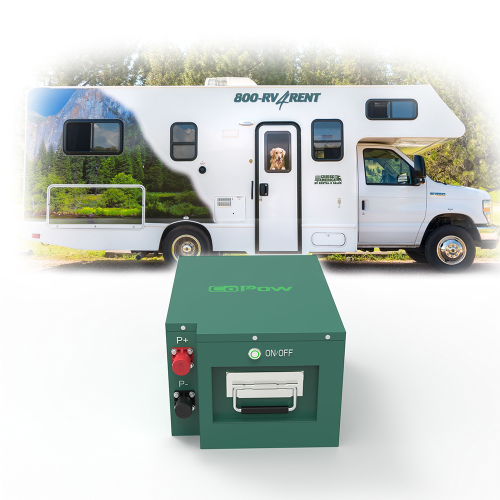 Iron Shell Battery for RV Recreational Vehicle 50Ah 100Ah 200Ah 300Ah 400Ah 12V Lifepo4 Lithium Ion Battery RV Boat Batteries