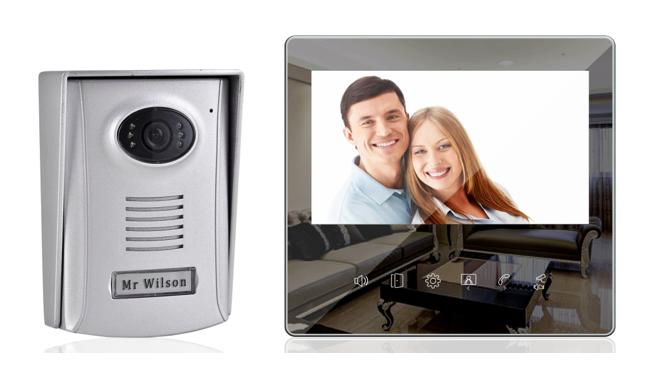 Acrylic Mirror Ultimate 7inch Touch Button OSD Memu Video Doorphone