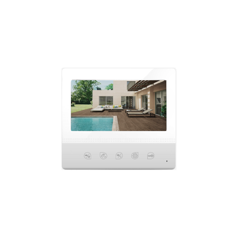 2 Wires 7 Inch Indoor Monitor Outdoor Camera Support Waterproof Video Intercom System