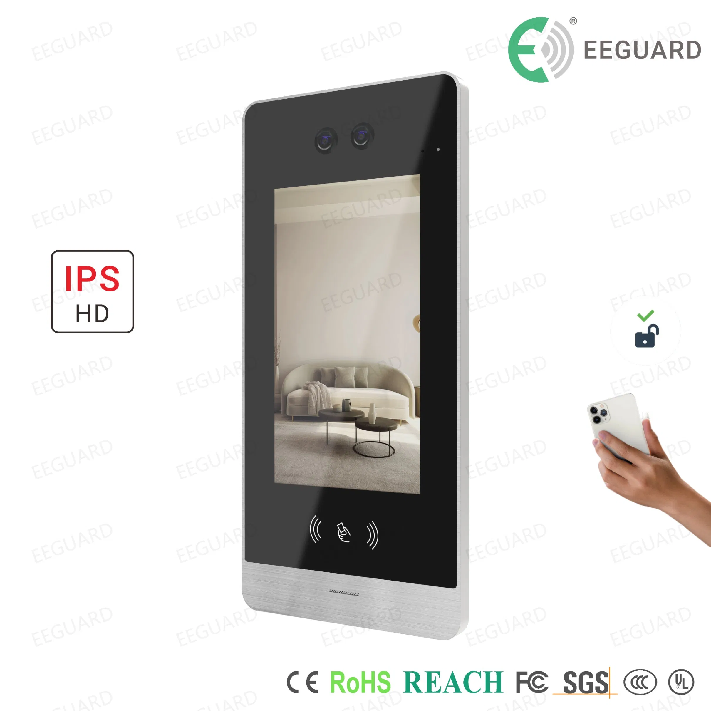Multi-Apartment Video Intercom System with 7-Inch Touchscreen and Qr Unlock