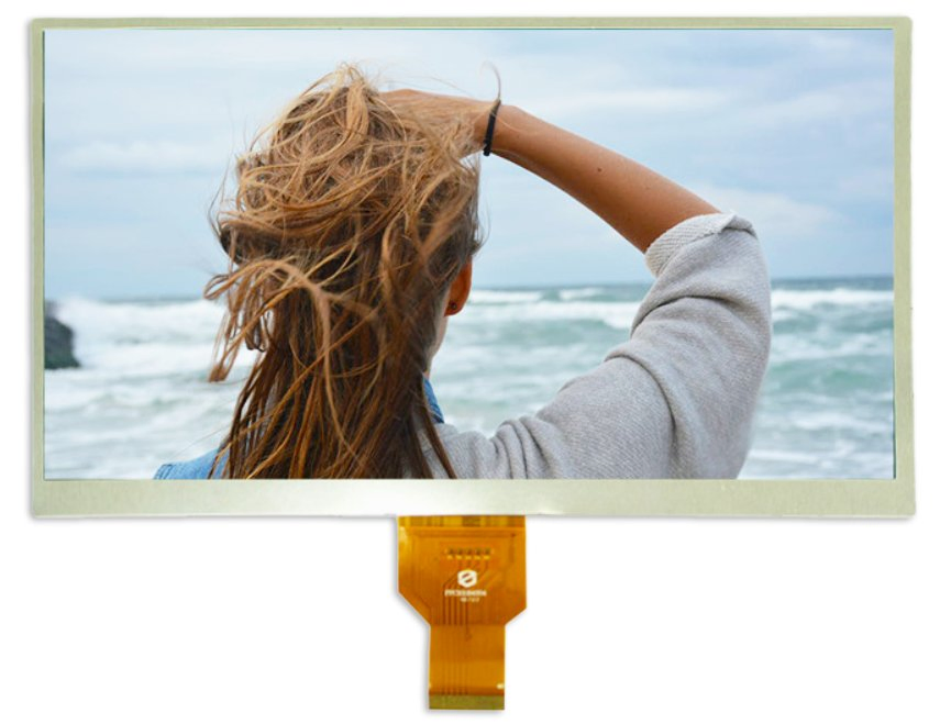 10.1 Inch 1280X800 Free Viewing Angle IPS LCD Display Touch Screen for Access Control Device