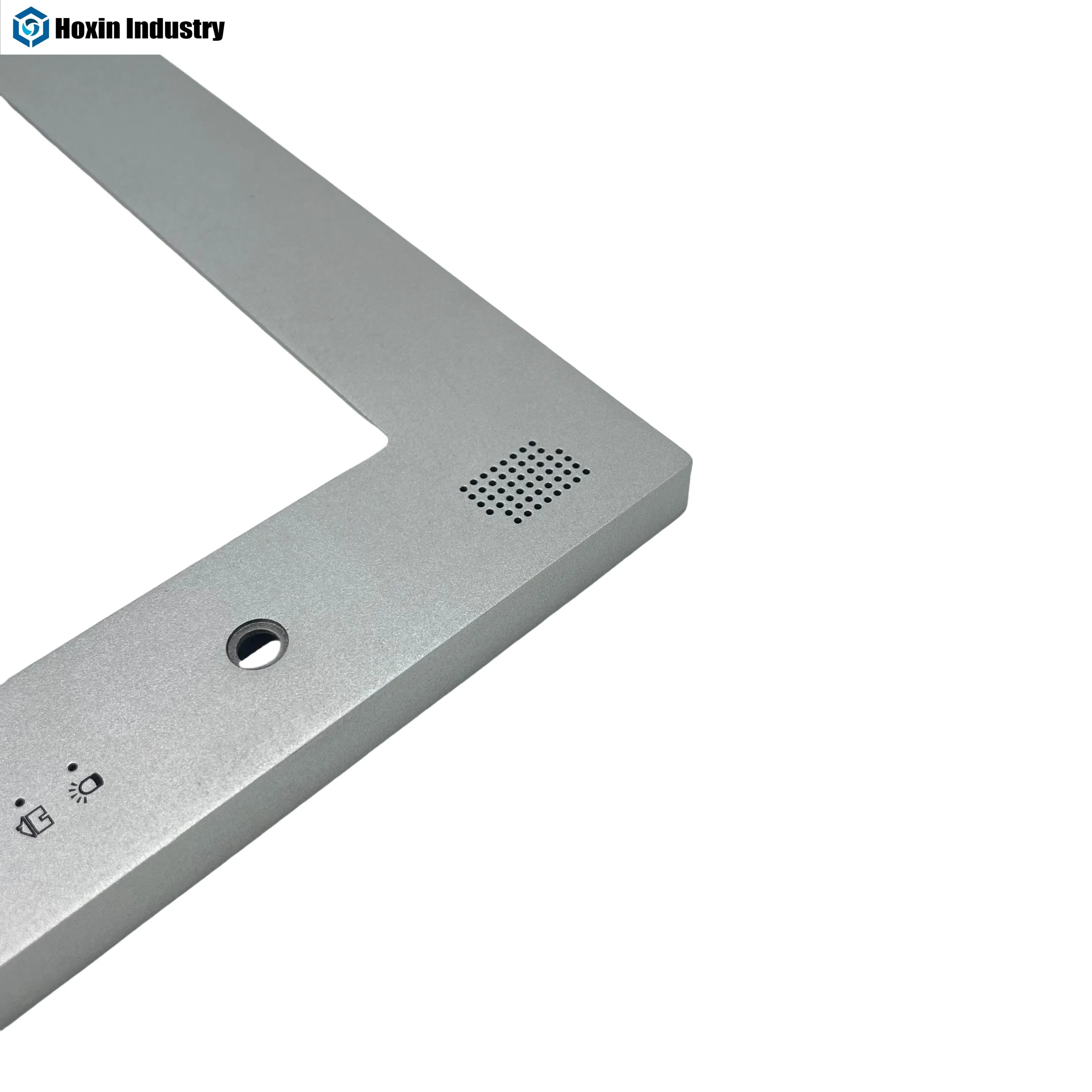 Aluminum Customized Die Casting Front Panel for Display Screen with Brushed Surface