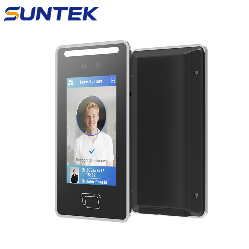Access Control Biometric Facial Recognition Suntek NFC Visible Light Employee Card Time Attendance System