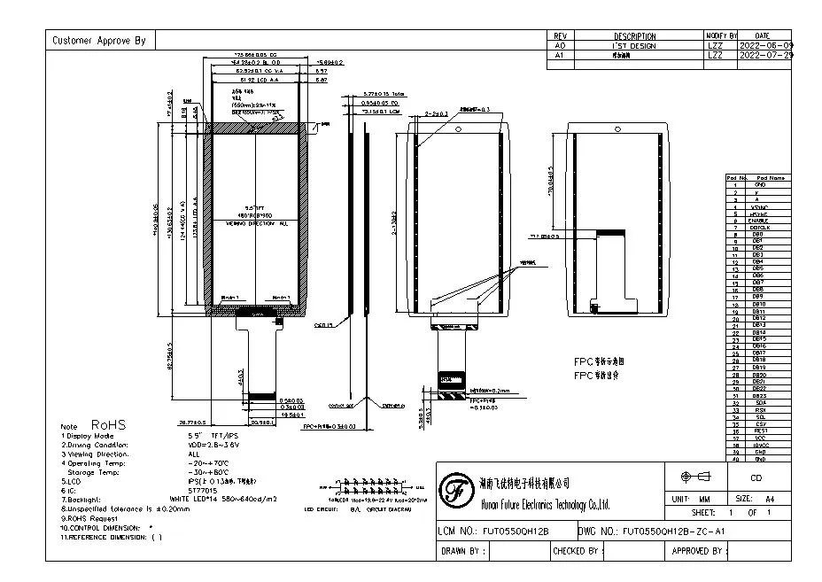 IPS LCD Display