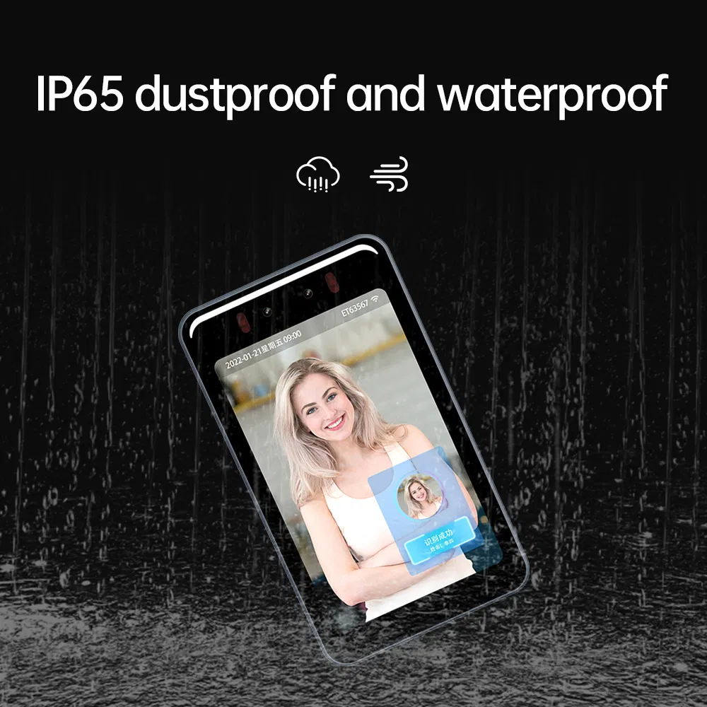 High Accuracy Facial Recognition Device Biometric Access Control System Integration Attendance Machine Face Recognition for Staff Room