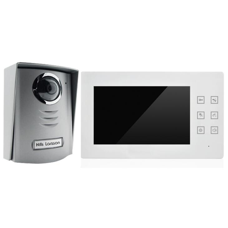 7 Inch Touch Button Control by Smart Phone Connect with IP Box Video Doorphone