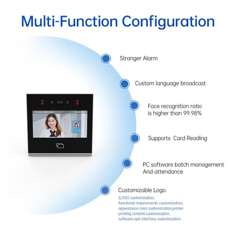 Super Accurate Binocular WDR Facial Recognition Time Attendance System &amp; Access Control for Warehouse Entry Management