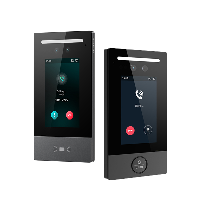 Leelen 2MP HD Dual Cameras 4.3 Inch Touch Screen Smart Building Video IP Entry Door Intercom System