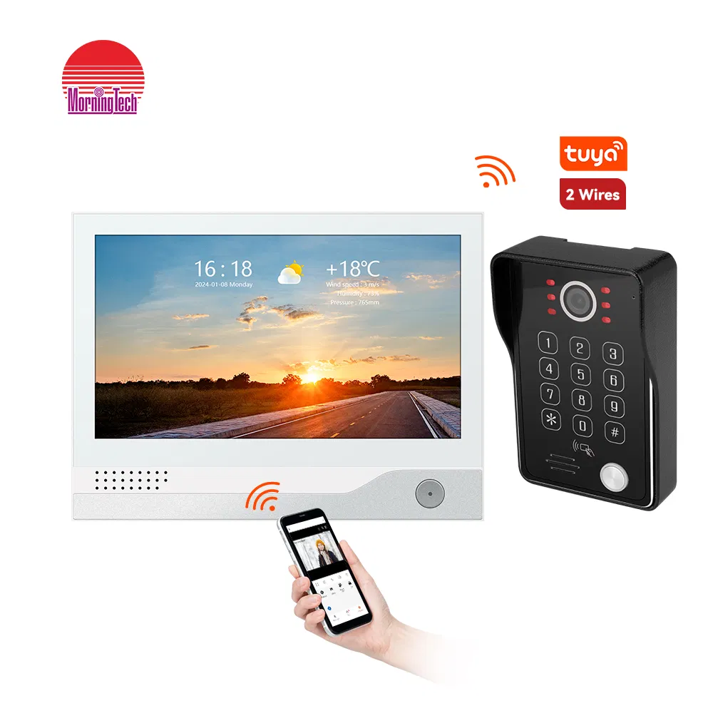 Smart Home Doorbell Villa Waterproof Video Doorphone Two-Way Call Wireless Intercom Apartment Flats