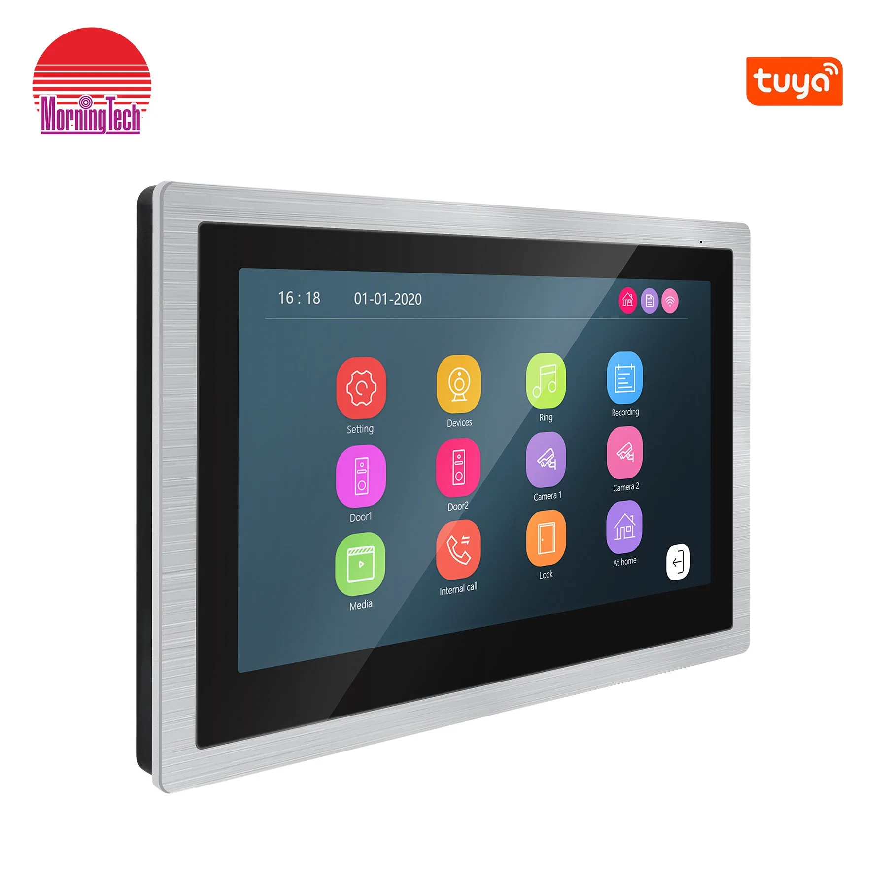 Custom Logo 10 Inch Wireless Smart Video Door Phone WiFi Video Intercom Door Bell for Villa