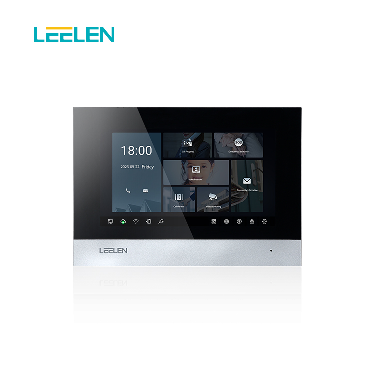 Leelen Smart Video Intercom 7 Inches Video Wall Monitor Rtos System TCP/IP Wireless Intercom System for Home