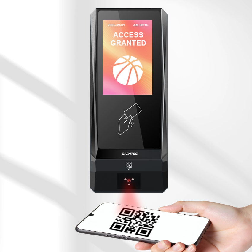 CT9 Wireless IP Based Access Control System for Door Entry Using Qr Code and NFC BLE Mobile Technology